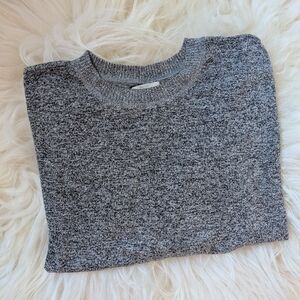 Luck Brand Cozy Gray Knit Sweater